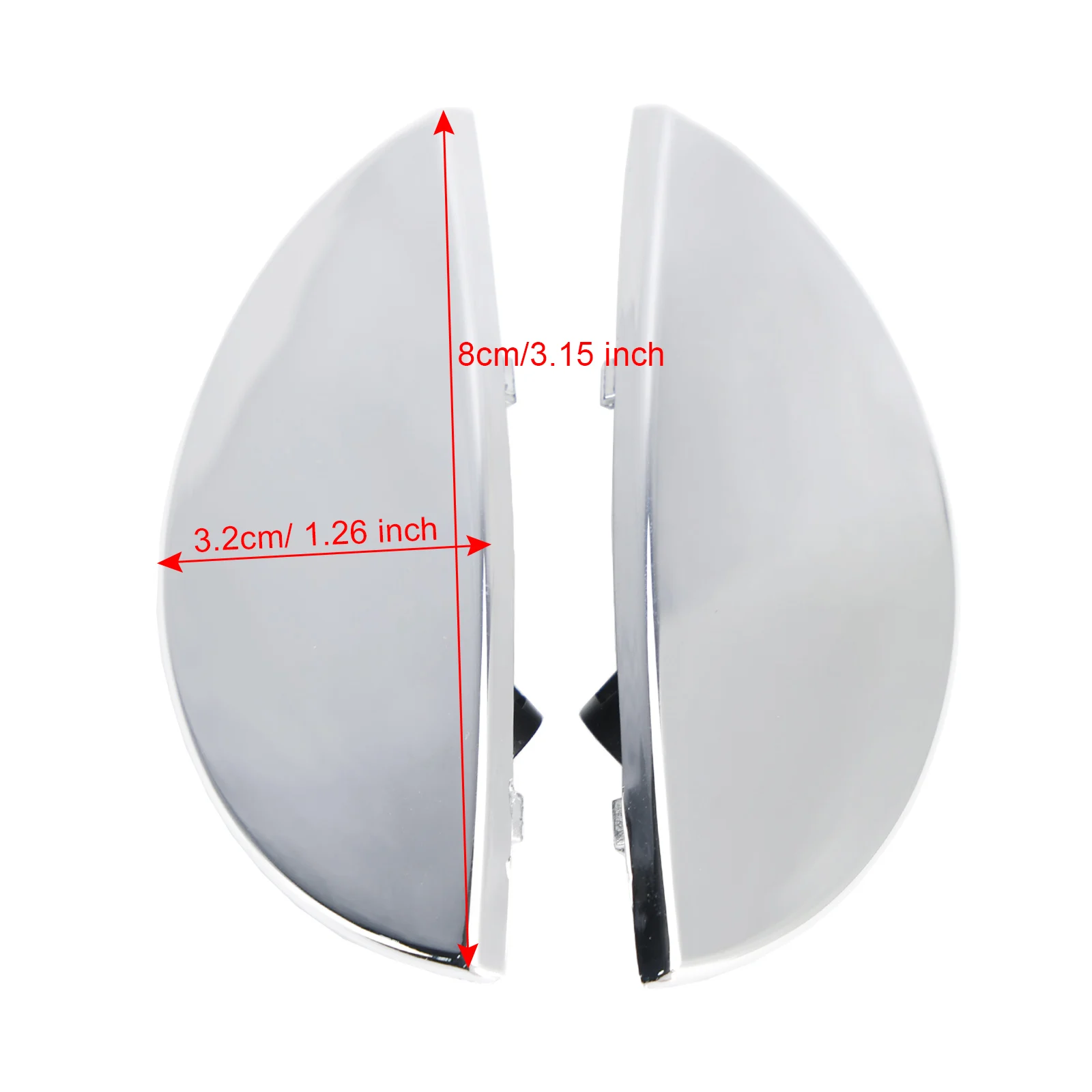 Areyourshop 2PCS L+R Headlight Washer Cover 63126922155 For Mini Cooper R50 R52 R53 R 50 R 52 53