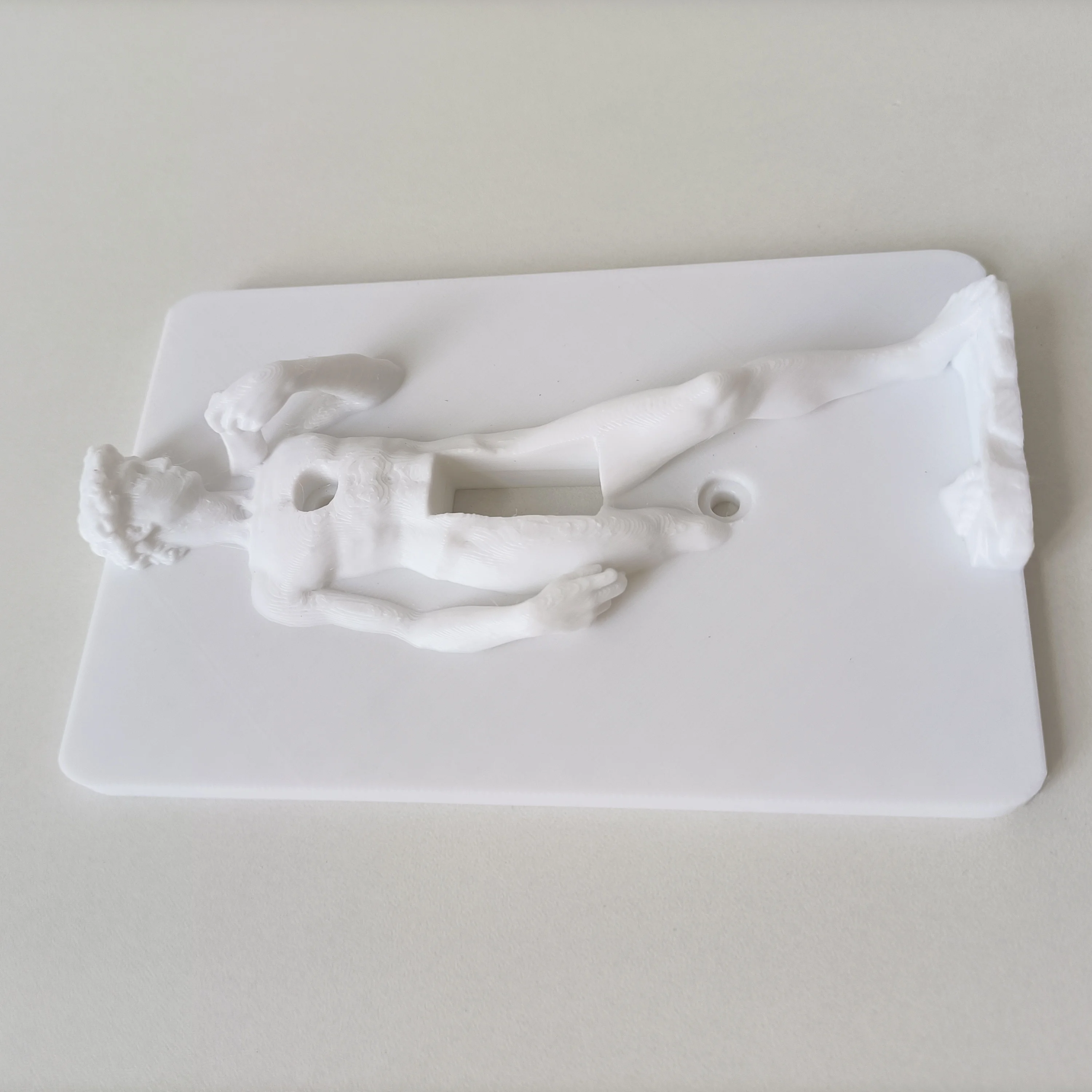 Creative Sculptural Light Switch Wall Panel Decoration Home Art Switch Board Screw Fixed Installation