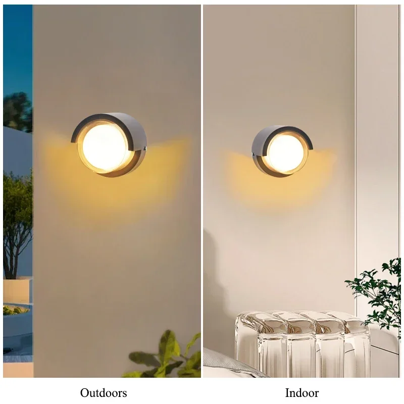 Modern Led Wall Lamp Outdoor Waterproof Lights Porche Garden Corridor Villa Garden Balcony Indoor Home Decor wall light
