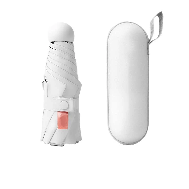 

1 PCS Sunscreen Anti-Ultraviolet Sunshade Umbrella Ultra-Light Compact And Portable Dual-Use Mini Folding