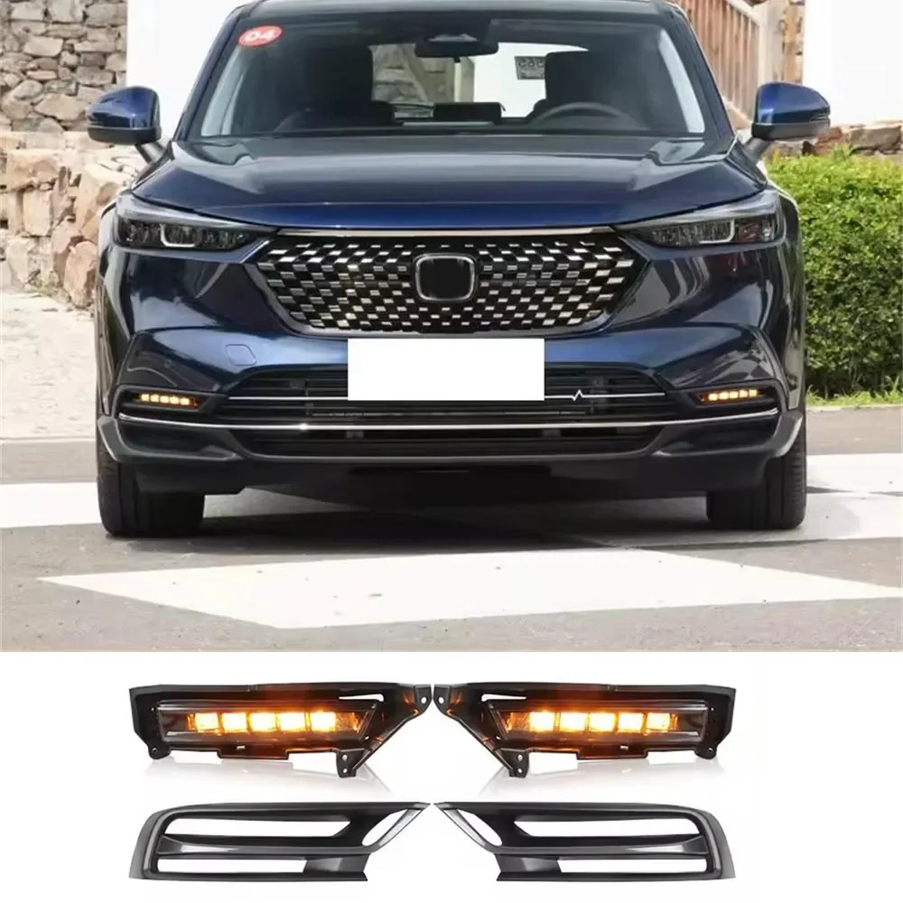 

Для Honda HR-V 2022 дневные ходовые огни, передняя противотуманная фара, светодиодный дневной свет Drl
