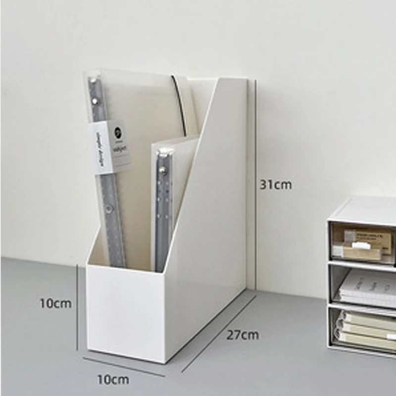 Bookstand File Rack Desktop Storage Box Storage Rack Office Dormitory Ins Mobile Desk Bookshelf Shelf