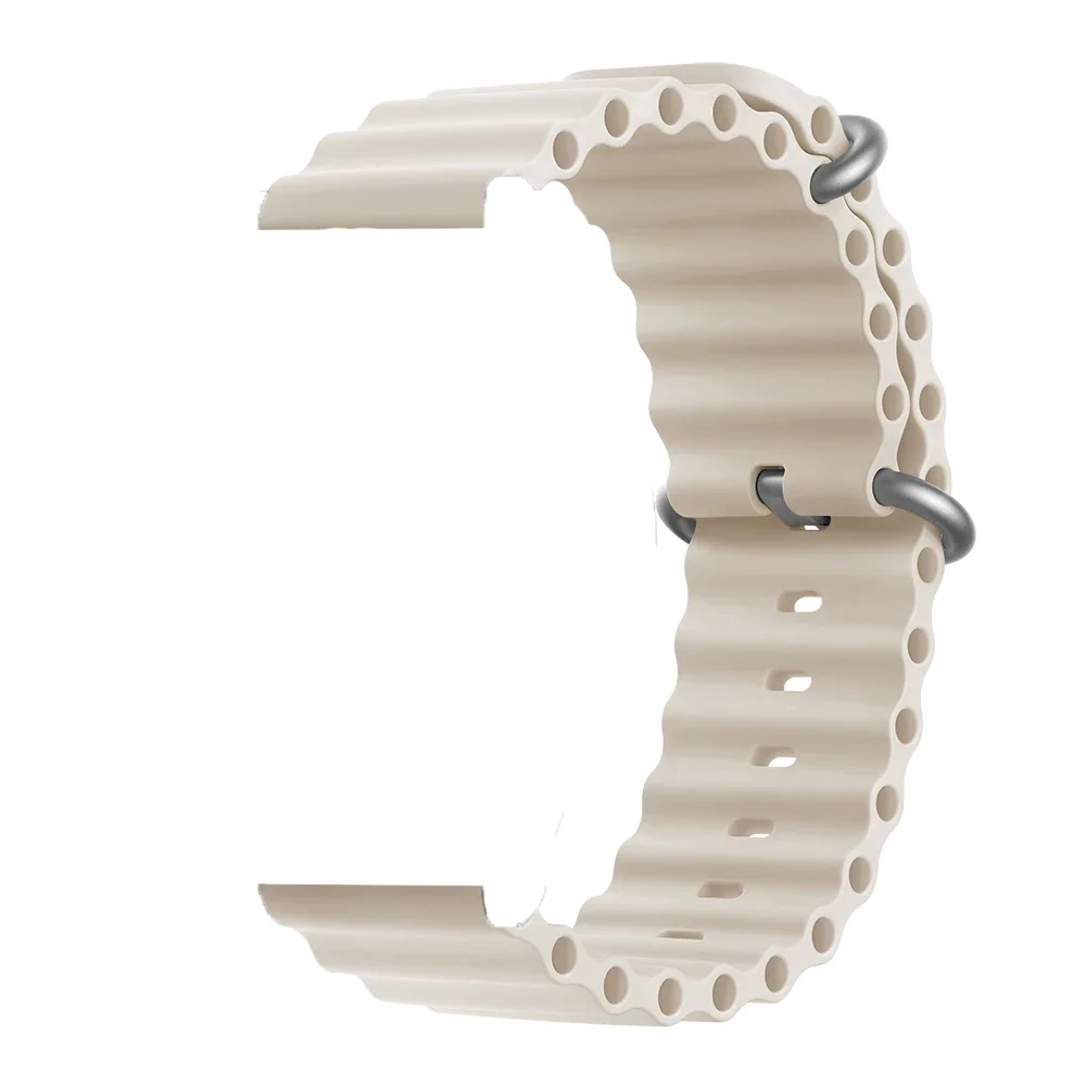 Ocean Loop 22mm Sport Silicone Strap Wristband Bracelet