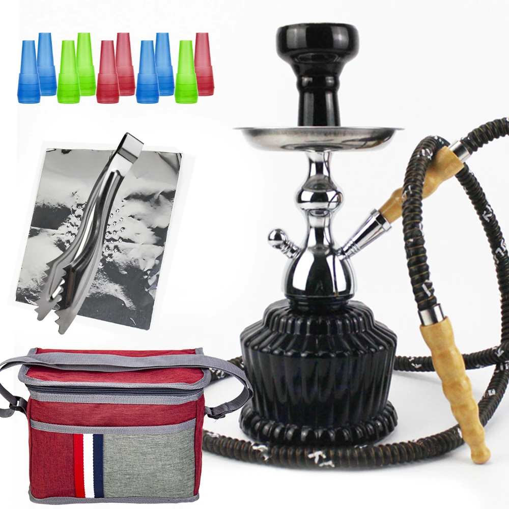 Heavy Hookah with Case Travel Storage Bag Narguile Sheesha Chicha