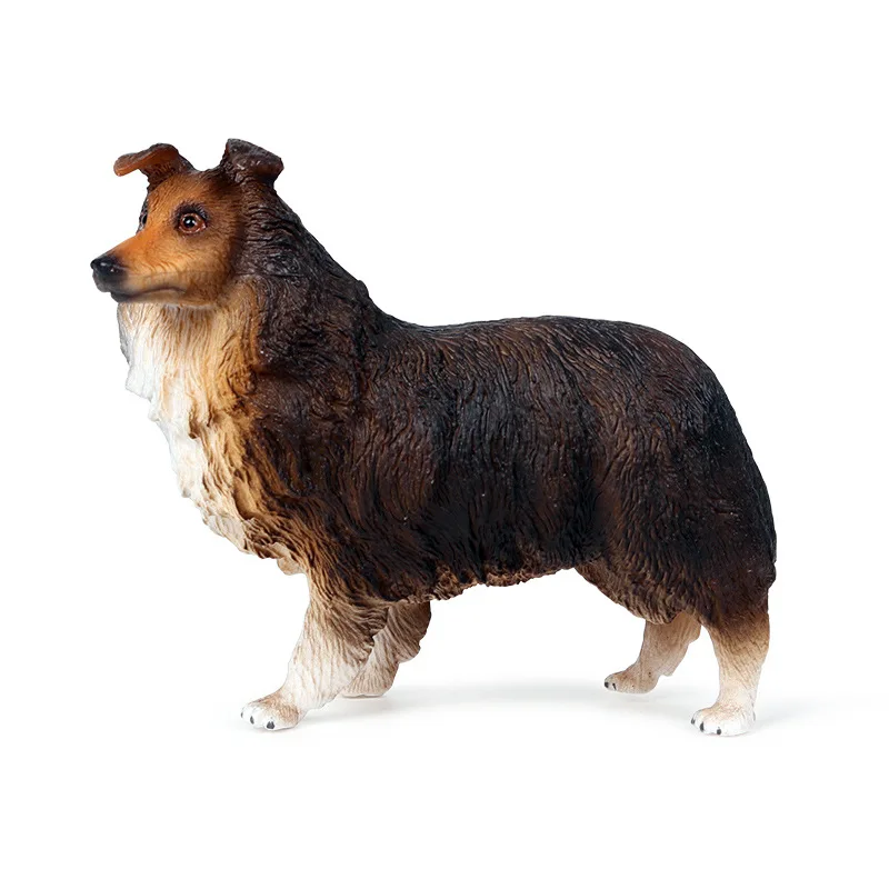 

Simulation static solid wild animal black shepherd dog model children's hand toy pet dog decoration wholesale
