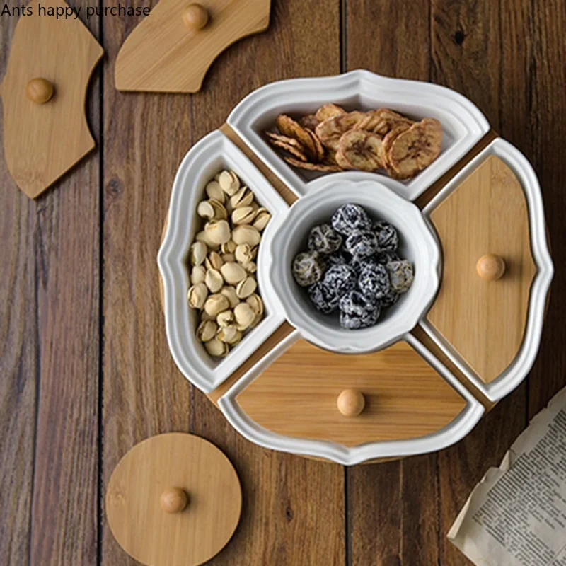 طبق دوار بخمسة شبكات منزلي من السيراميك