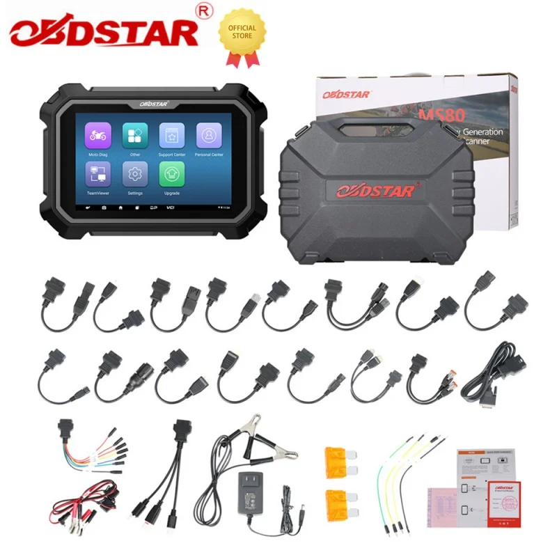 

OBDSTAR MS80 Standard 8 Inch New Generation of Intelligent Motorcycle Diagnostic Tool with IMMO Function