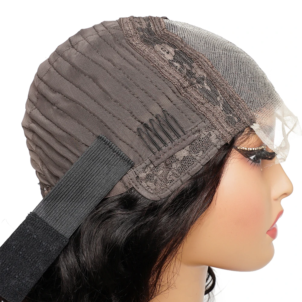 Loose Wave Human Hair Wigs 250% Density 5X5 HD Transparent Lace Frontal Wig For Black Women Brazilian Remy Hair