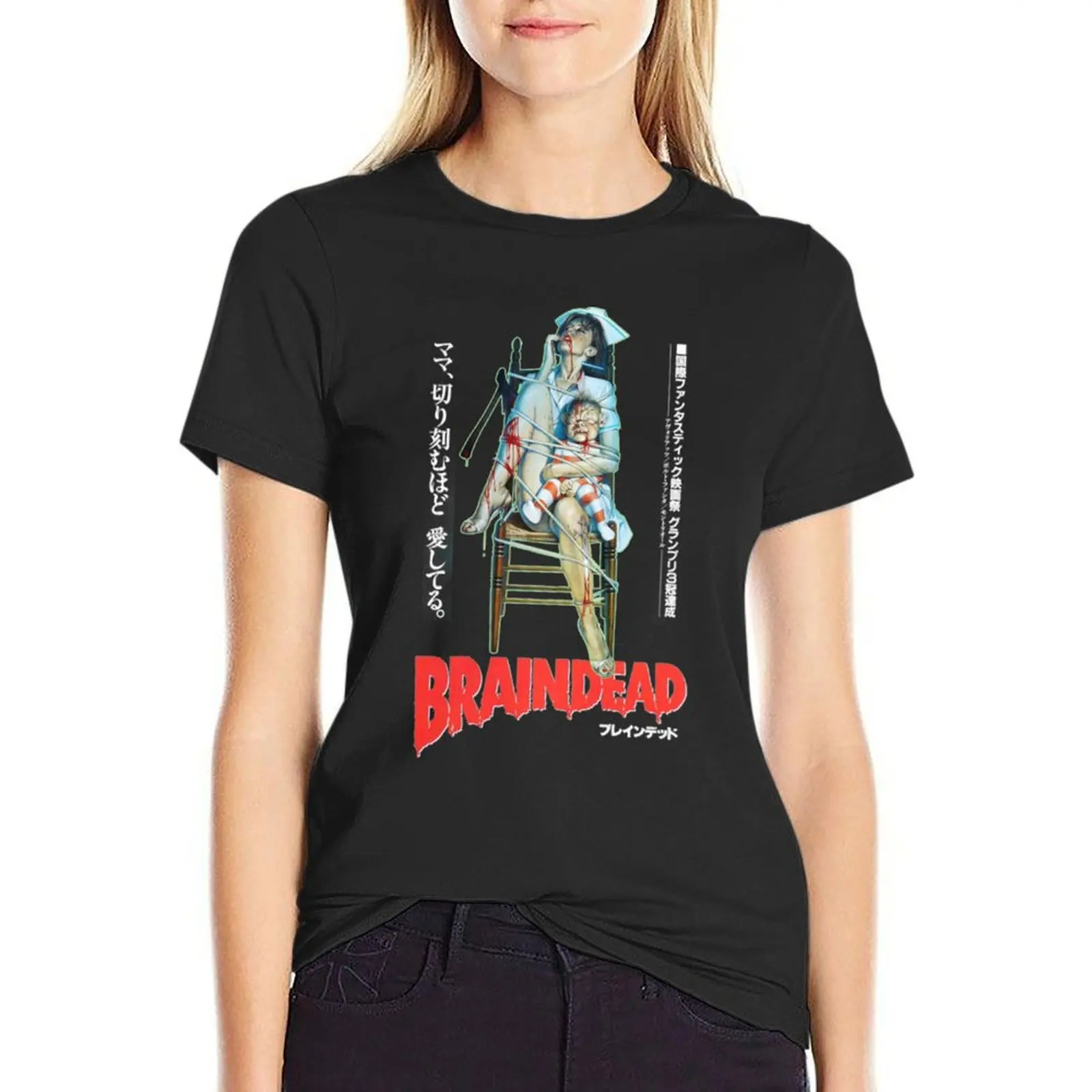 

braindead shirt T-Shirt Short sleeve tee lady clothes new edition tshirts woman