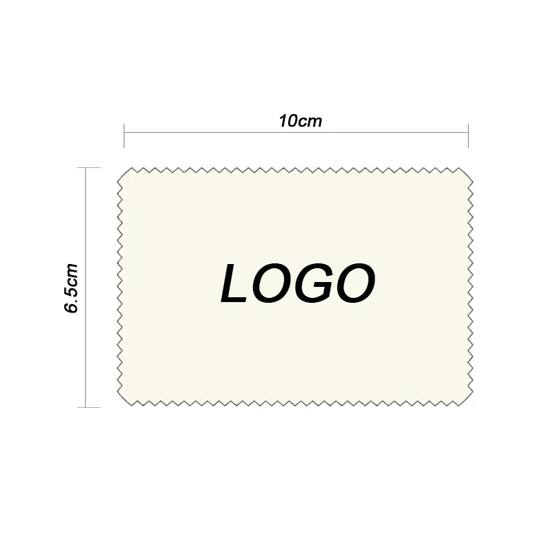 1000 Stück silbernes Poliertuch mit individuellem Logo, personalisiertes Schmuck-Reinigungstuch, individuelles Logo – Detail 12
