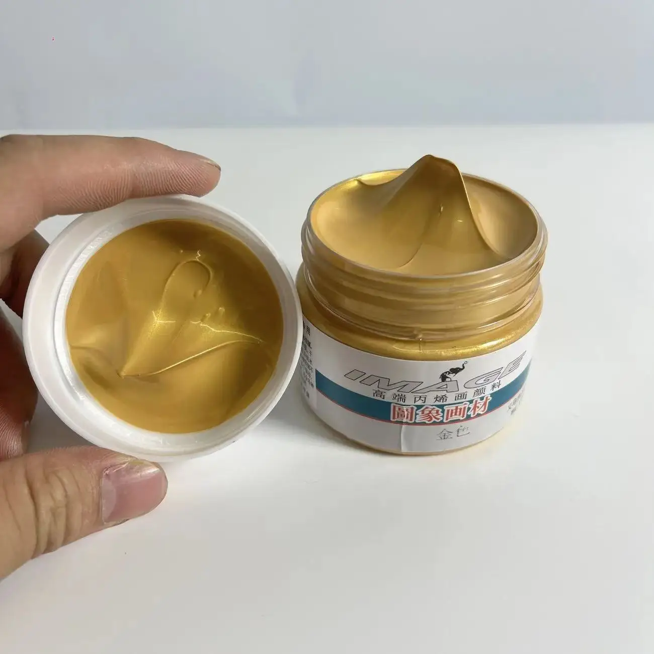 Metallic Acrylic Pigment for Textile Fabric Wall Painting