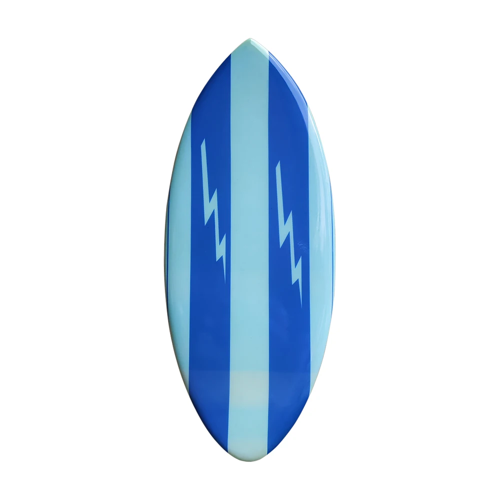 127*52*2cm Skimboard Surfing Board Blue Portable Skimboard Water Sport Unisex Surfboard EPS+Epoxy+Fiberglass Customizable