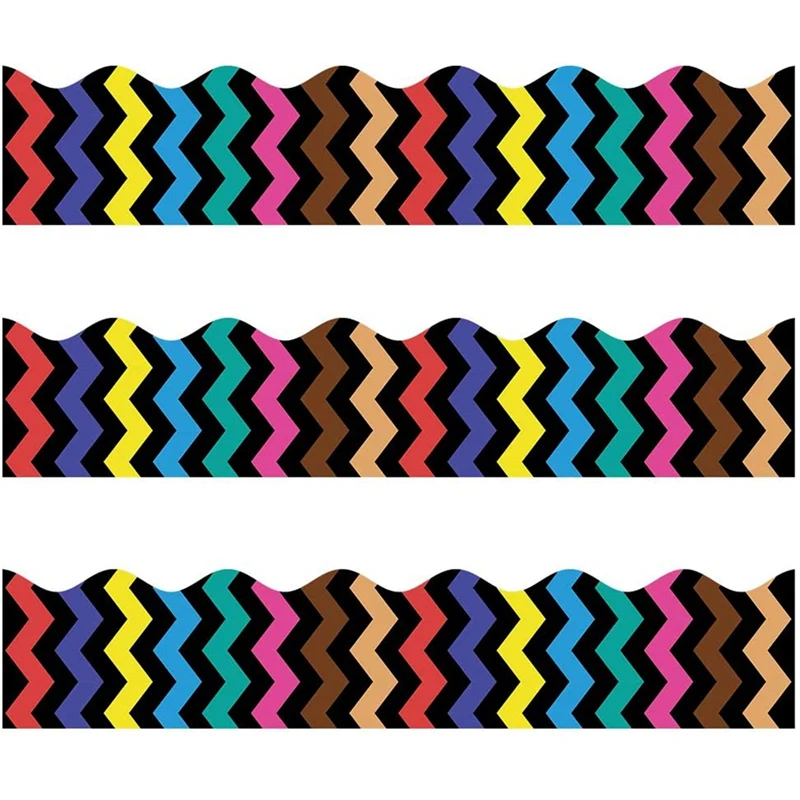 

Border Trim 65 Ft Bulletin Borders Stickers Back-To-School Decoration Borders For Bulletin Board/Black Board Trim