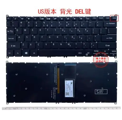 

NEW For Acer Swift SF314-56 SF314-56G SF314-58 SF314-58G US Keyboard Backlit (delete key)