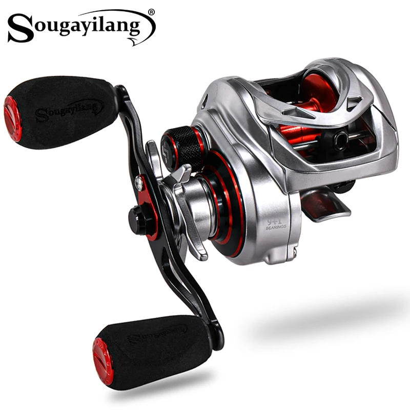 三 Anti Backlash Baitcaster Sougayilang Baitcasting Reel - 8.0:1 Gear