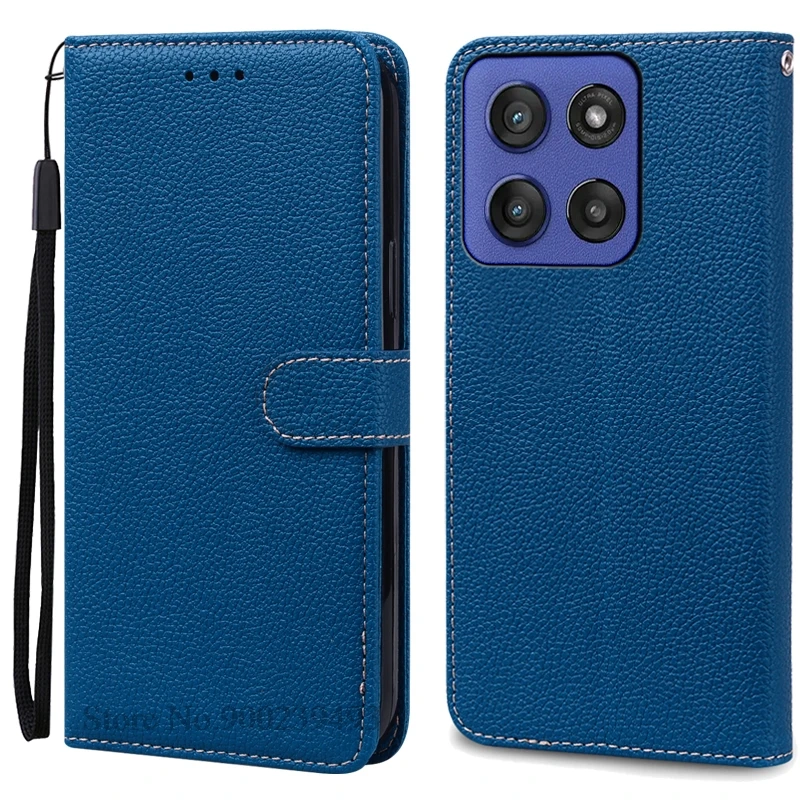 Motorola 5G Leather Wallet Flip Case - Premium Protective Cover