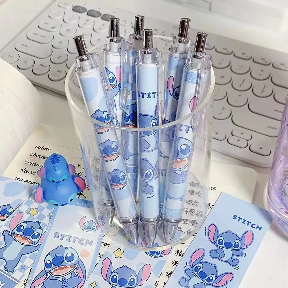 

0.5mm Disney Stitch Gel Pen Black Press Ballpoint Pen Signature Pen Office Student Writing Supplies Stationery Kids Holiday Gift