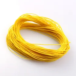 24M Braided Elastic Cord - Stretch String for Crafting & Jewelry Making, 23 Vibrant Colors (Yellow elastic Cord)