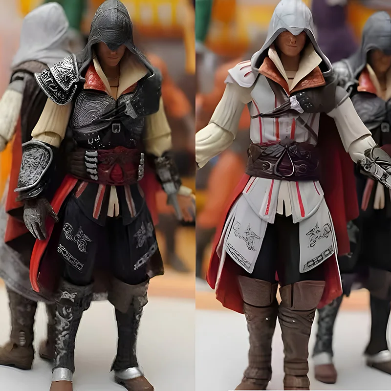 Assassin'S Creed Iii Action Figure Ezio Figuras Toys Neca Game Figurine Anime Figura Pvc Collection Model Doll For Children Gift