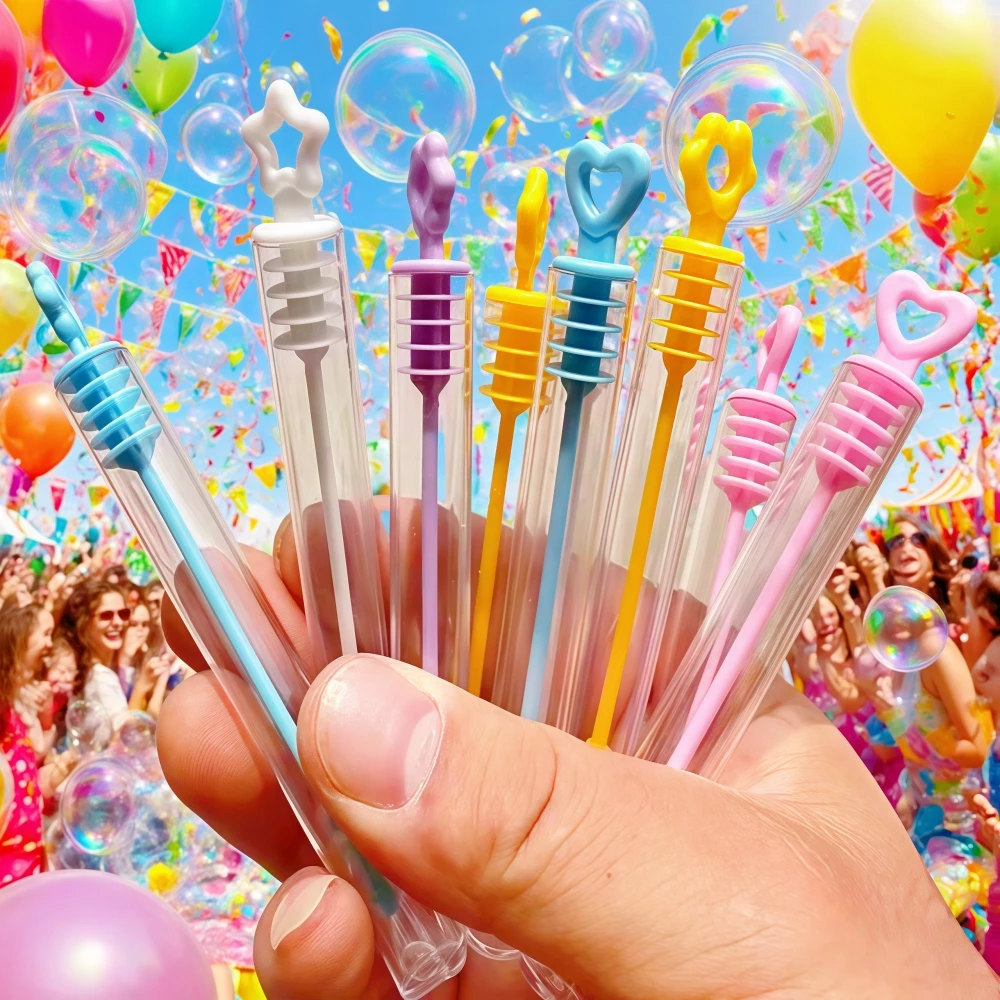 Mini Color Bubble Empty Bottle 10-100 Pcs Birthday Party Carnival Wedding Baby Shower Gift Decoration