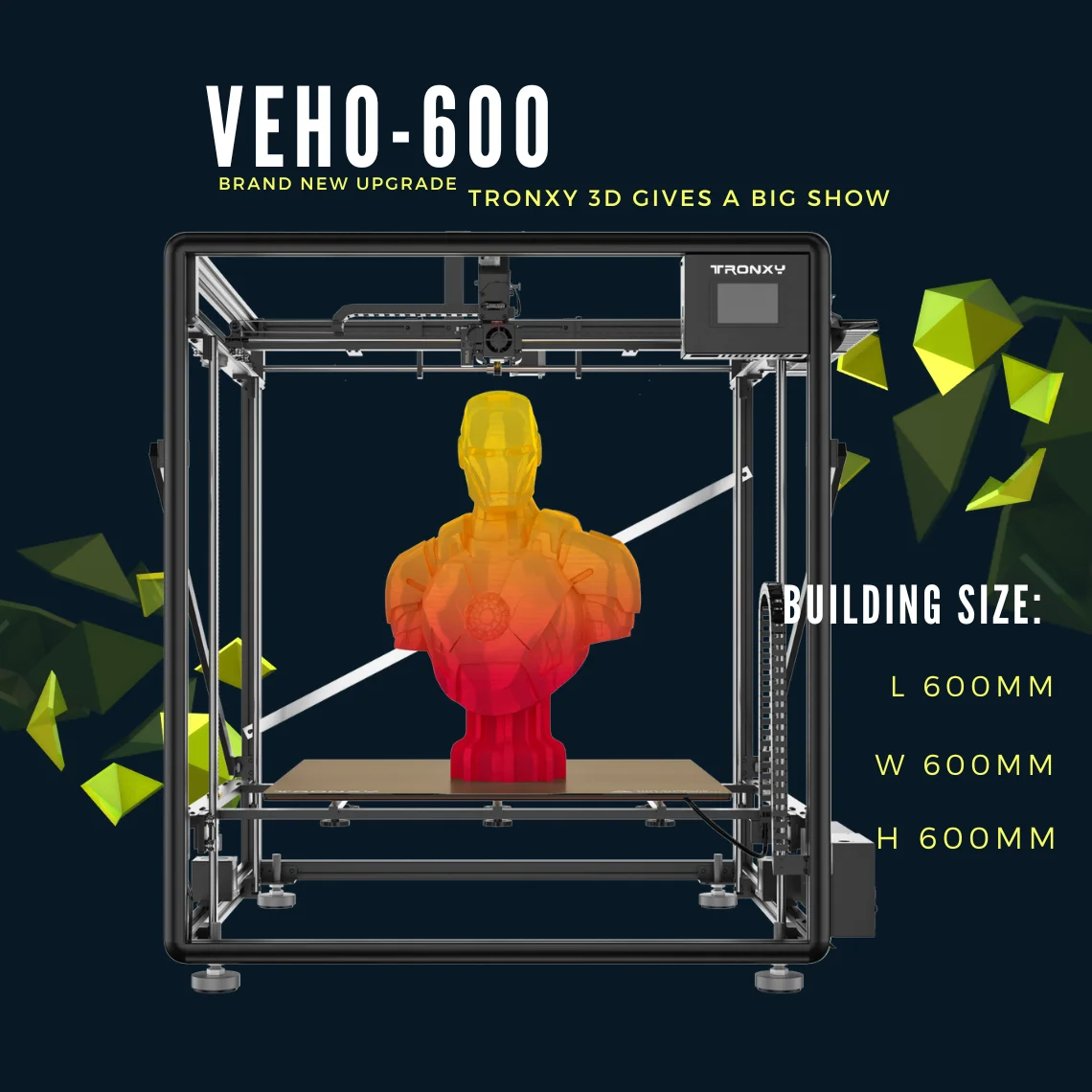 Tronxy VEHO 600 3D Printer With Auto Leveling 