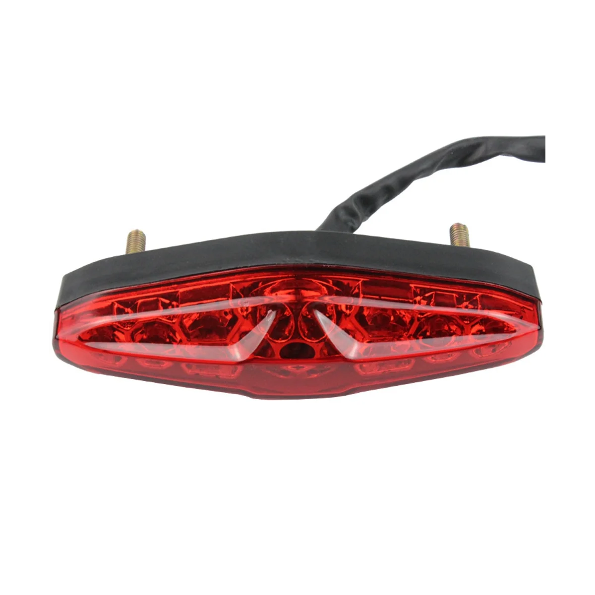 

12V LED Red Shell Tail Light for Harley Cruiser Prince