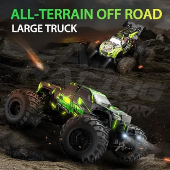 High-speed remote-controlled car, 1:18 scale remote-controlled monster off-road vehicle, durable body suitable for various terra 2