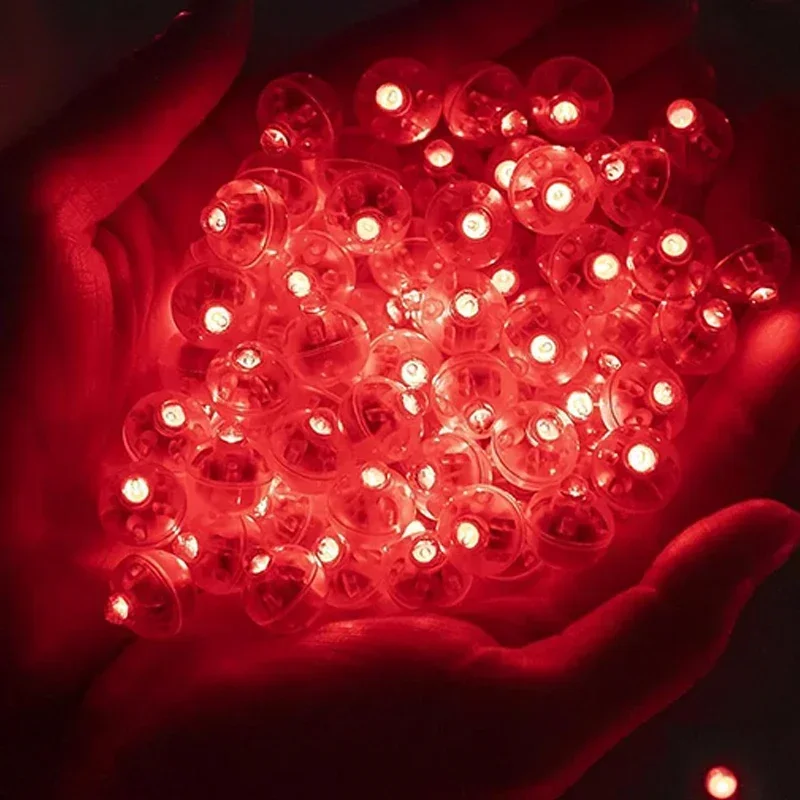 10 Luces LED Globo Mini Multicolor Con Batería AG3, Para Decorar Fiestas De San Valentín, Navidad, Halloween Y Bodas