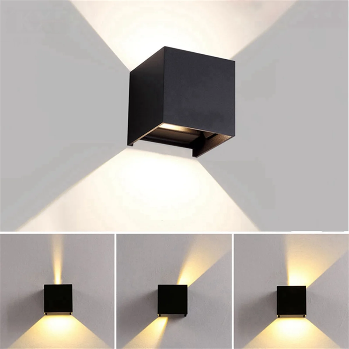 BAAU Simple Outdoor Wall Light Waterproof Balcony Light Exterior Wall Outdoor Garage Porch