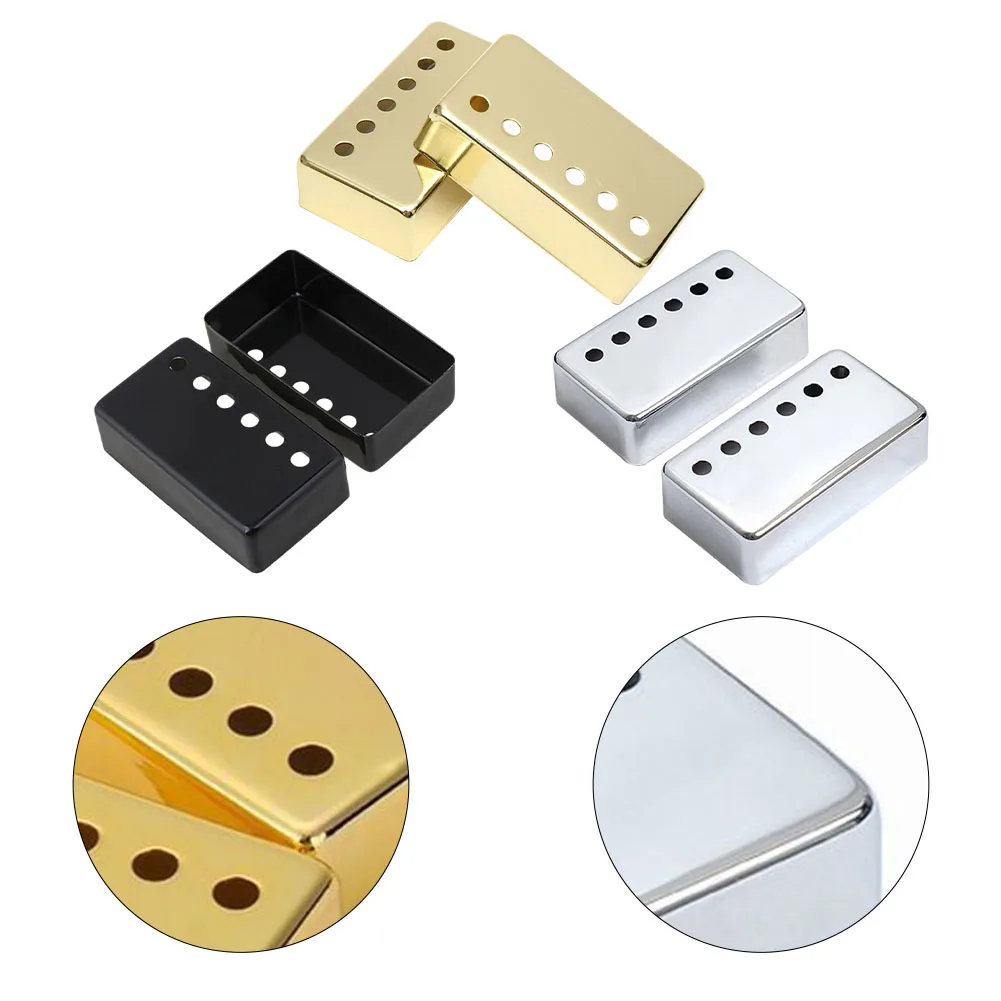 2pcs Pickup Cover Pickup Cover 50/52mm For LP Electric Guitar Guitar Parts Humbucker Pickup Cover Musical Instrument