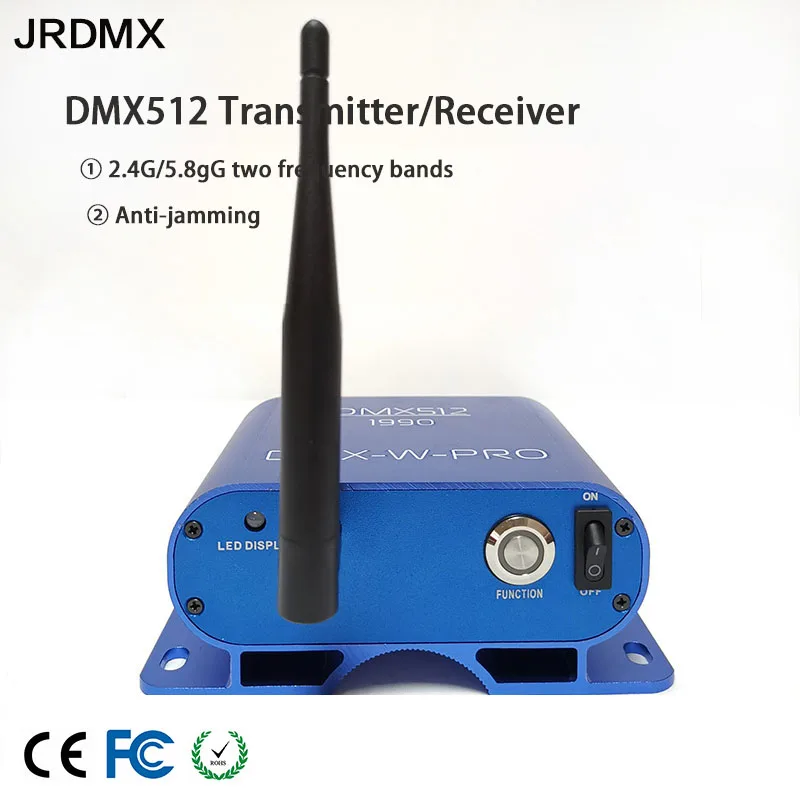 ZonQoonz DMX512 トランスミッター ワイヤレスシステム ZonQoonz DMX512 トランスミッター ワイヤレスシステム