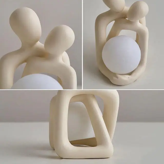 Loving Couple Resin Statue 4