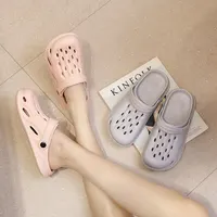Clogs Women Sandals Summer Casual EVA Lightweight Outdoor Women's Shoes Anti Slip Thick Sole Beach Slides Couple Garden Shoes - Image 3