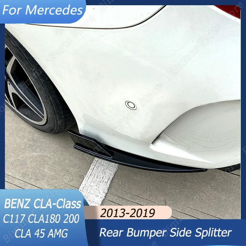 

Сплиттер для защиты углов заднего бампера для Mercedes Benz CLA Class C117 CLA180 200 CLA45 AMG 2013-2019