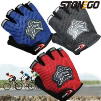 1 Pair Fingerless Cycling Gloves Riding Racing Equipment Comfortable Durable Antislip Half Finger Gloves  Bicycle Hand Protector 1