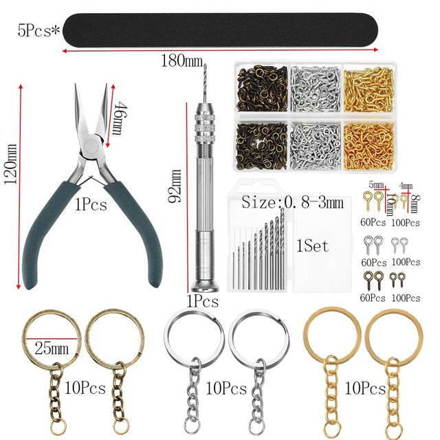 Accessories Jewelry Findings Set Jewelry Making Tools Lobster Clasp Open Jump Rings For DIY Jewelry Making Supplies Kits