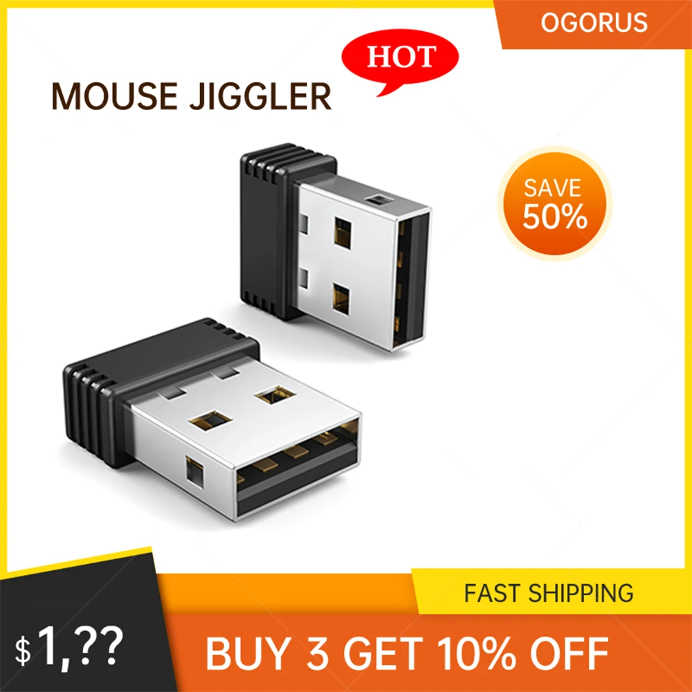 IITA Ratón USB Jiggler - Wiggler De Movimiento De Ratón Indetectable,Mini Dispositivo De