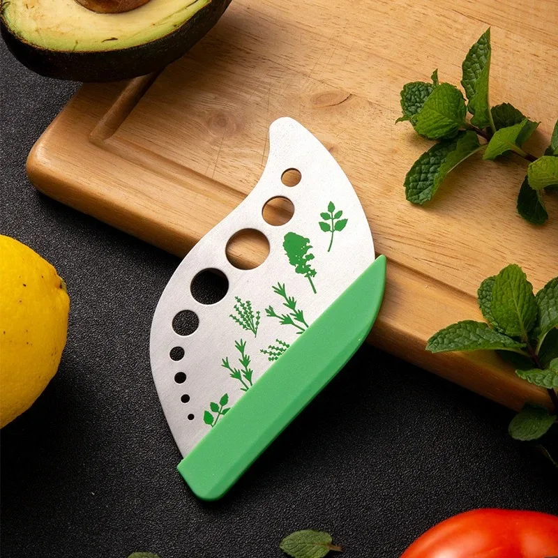 9Hole Stainless Steel Herb Stripper Multifunctional Herb Peeler Herb Vanilla Stripper Vegetable Leaf Remover Cutter Kitchen Tool 1