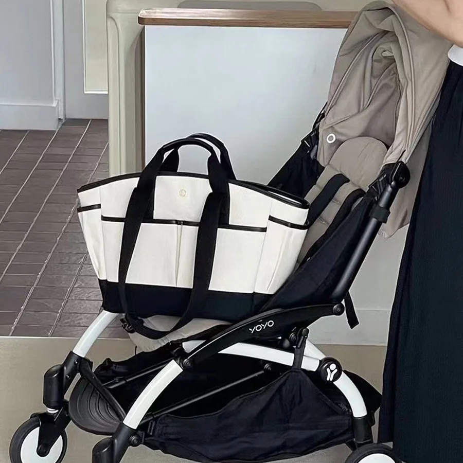 Fashion Maternity Bag Stroller Organizer Waterproof Multifunctional Handbag Baby Diaper Nappy Bag Mommy Travel Tote Baby Items multifunction baby stroller organizer bag baby carriage nappy bags maternity mommy diaper bag baby stroller travel accessories