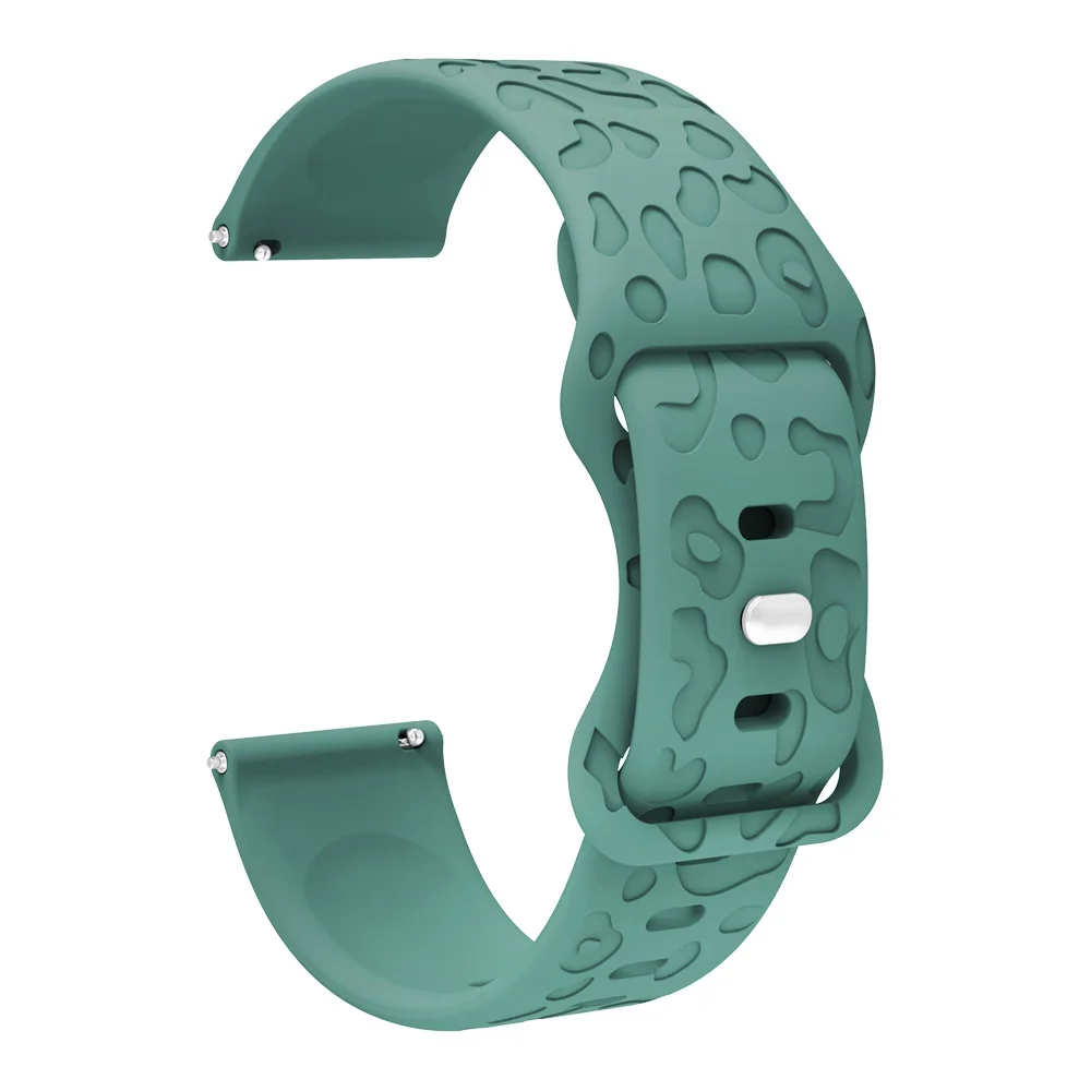 Leopard Silicone Sports Strap - Premium Rubber Bracelet Wristband
