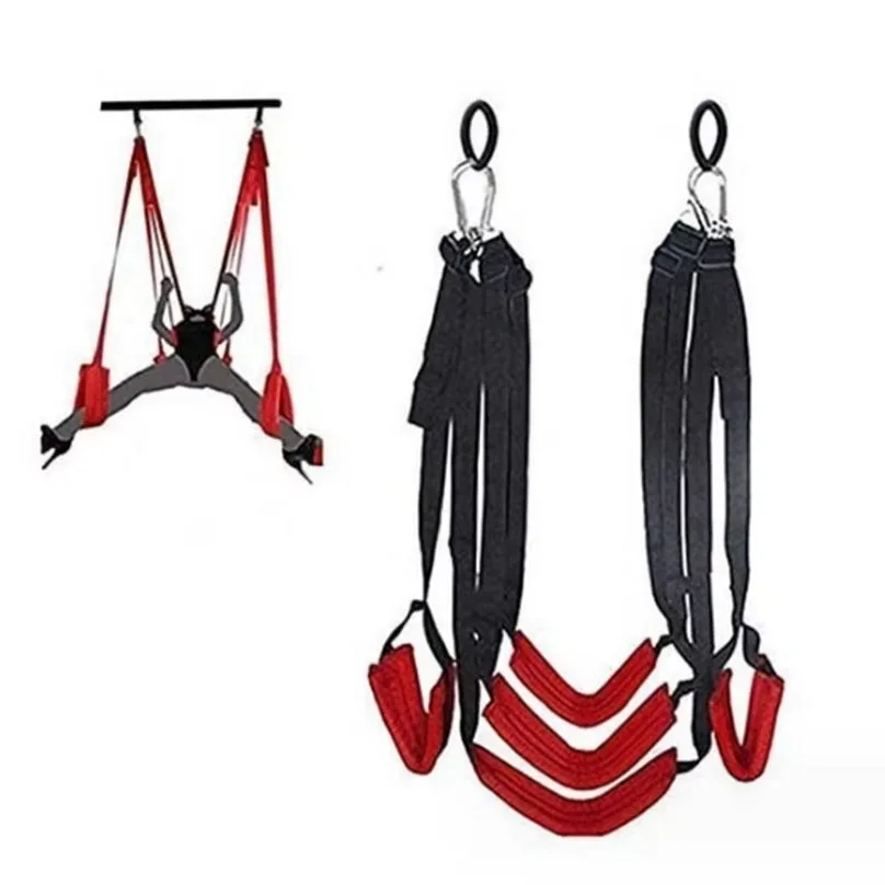 Sex Swing Metal Tripod Stents Sexual Furniture Fetish Bondage Adult Products Chairs Hanging Pleasure Sex Toys for Couples Women