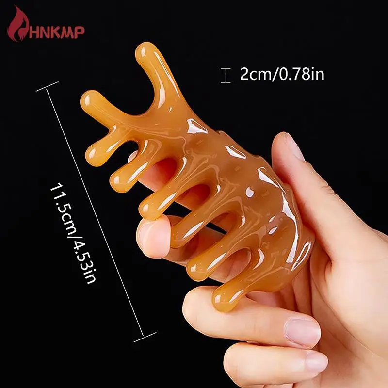 

Resin Nose Massager Head Cervical Spine Massage Hair Comb Gua Sha Board Promote Blood Circulation Dolphin Head Nose Lifting Tool