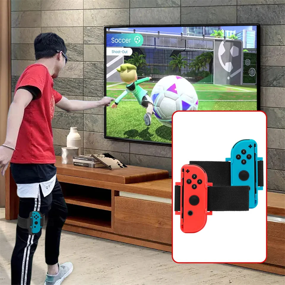 GAMINJA 10 in 1 Switch Sports Accessories Motion Sensing Sports Set for Nintendo Switch Oled Game Suit With Tennis Racket