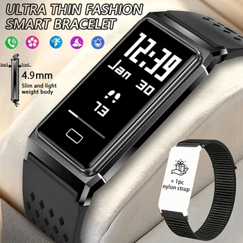 Smartwatch Leggero Modello 2026, Resistente all'Acqua IPX8, con Notifiche di Chiamate e Messaggi Braccialetto intelligente ultra sottile ed elegante.