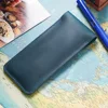 Handmade Genuine Leather Pen Bag Cowhide Pencil Bag Vintage Retro Style Accessories For Travel Journal 6