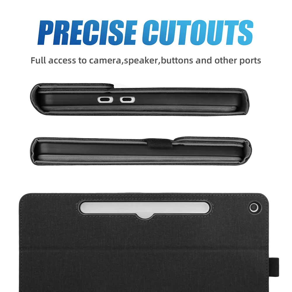 Premium Multi-Angle Folio Case with Keyboard Compatibility