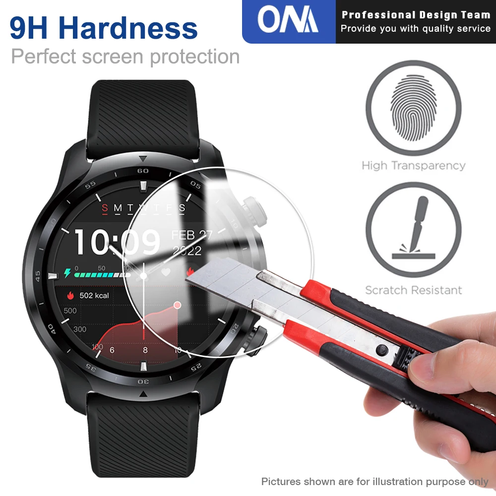 Ticwatch Pro 3 Pro3 Ʈ ġ ȣ ʸ Ŀ  2-in-1 ̽  ȭ ȣ 9H ǰ ȭ  ׼