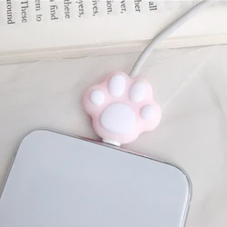 Cute Usb Cable Bite Charger Wire Organizer Silicone Cable Saver Charging Cord Protector Data Line Cable Protection for iPhone