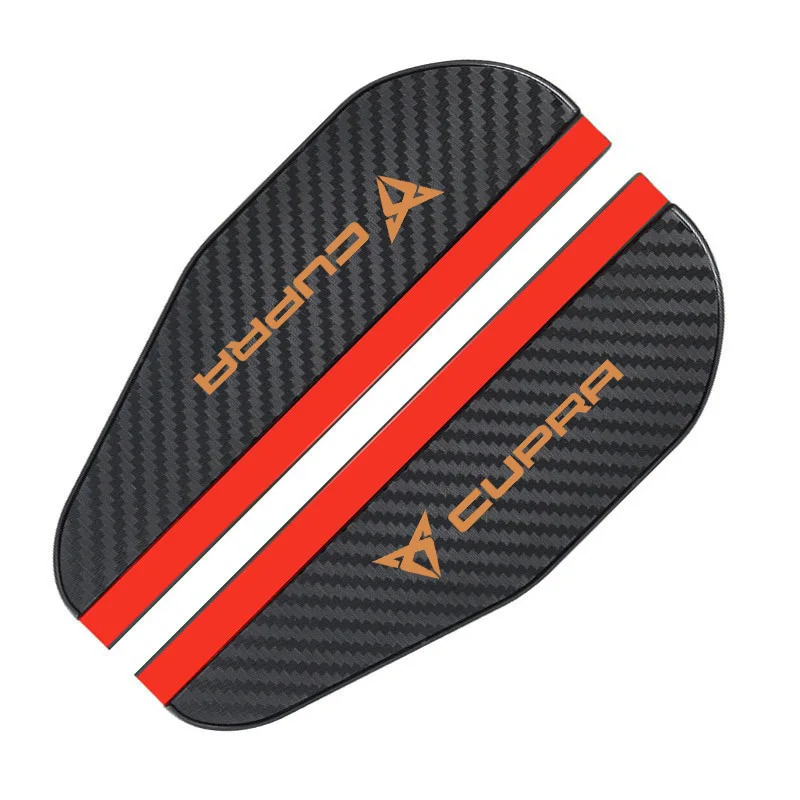 2Pcs Car Rearview Mirror Rain Eyebrow Carbon Fiber For Seat Cupra Raval Born Leon Formentor Ateca Terramar MK3 Auto Accessories