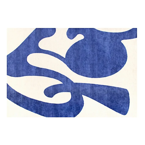 כחול מופשט גדול אזור סלון שטיח אמנות עיצוב פשוט IG שינה יוקרה קישוט בית искусство моды ковер Tapis